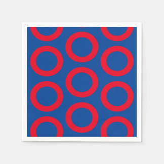 Phish doughnut cocktail napkins