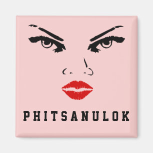Phitsanulok, Thailand Woman Magnet