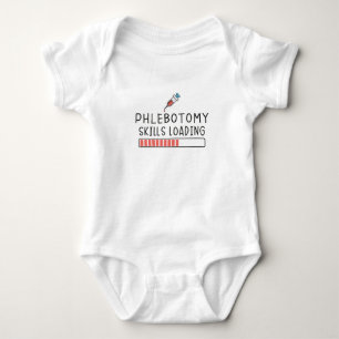 Phlebotomist Baby Phlebotomy Skills Loading Bodysuit