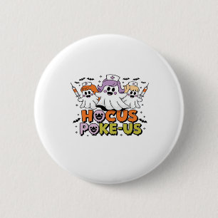 Phlebotomist Halloween Medical Lab Tech Spooky ER  2 Inch Round Button