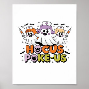 Phlebotomist Halloween Medical Lab Tech Spooky ER  Poster