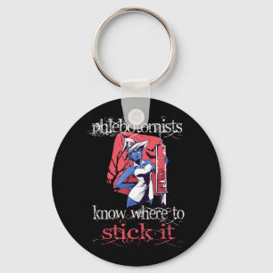 Phlebotomist Phlebotomy Technigovernment Agencyn Keychain