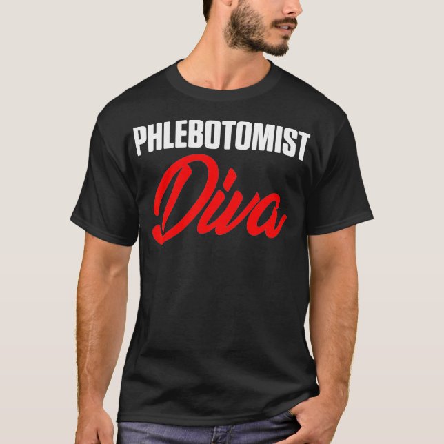 Phlebotomist Proud Phlebotomy Technician Gifts T-Shirt (Front)