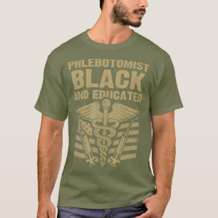 Phlebotomist Research Black Phlebotomy Gifts T-Shirt