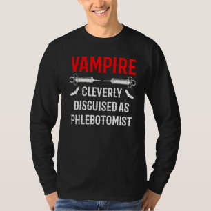 Phlebotomist Vampire Phlebotomy Technician  2 T-Shirt