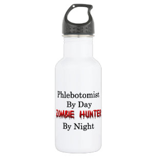 Phlebotomist/Zombie Hunter 532 Ml Water Bottle