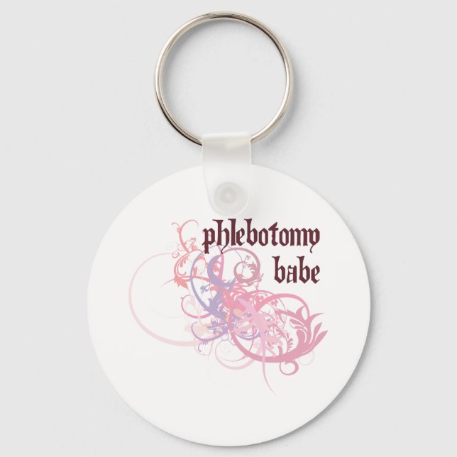 Phlebotomy Babe Keychain (Front)
