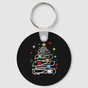 Phlebotomy Blood Tube Christmas Tree Phlebotomist  Keychain