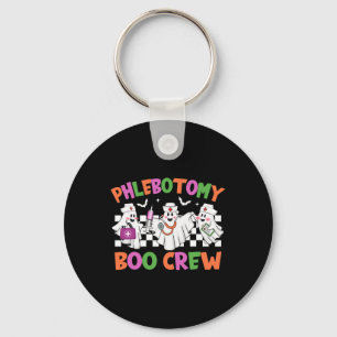 Phlebotomy Boo Crew Phlebotomist Halloween Costume Keychain