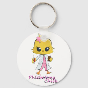 Phlebotomy Chick Keychain