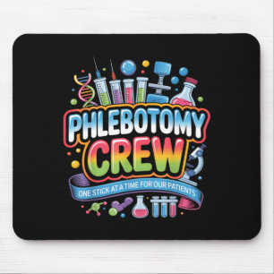 Phlebotomy Crew Lab Week s Medical Laboratory Tech Mouse Pad