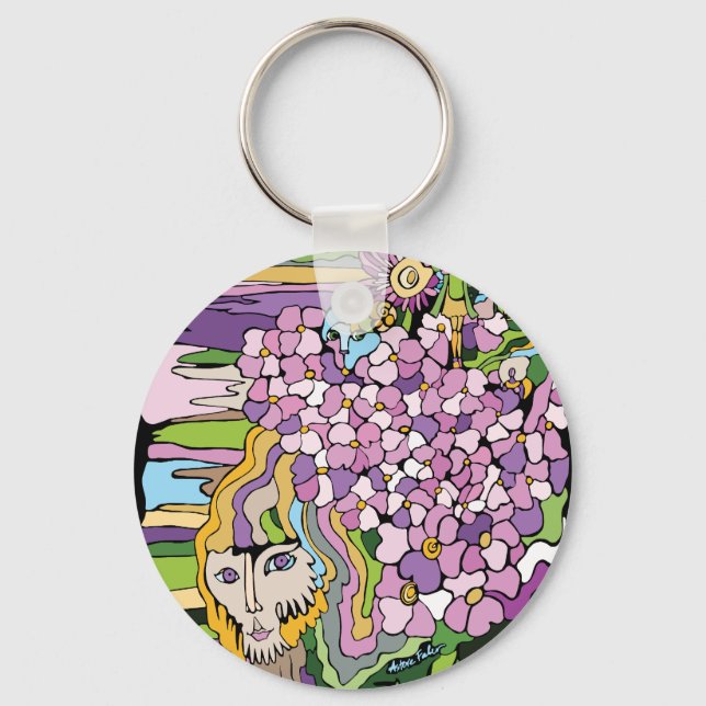 Phlox Atuma Keychain (Front)