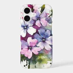 Phlox - Fleurs aquarelles