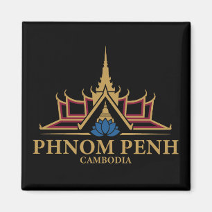 Phnom Penh Cambodia Southeast Asia Magnet