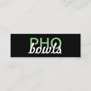 pho bowls punch card