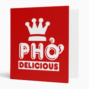 Pho King Delicious Binder