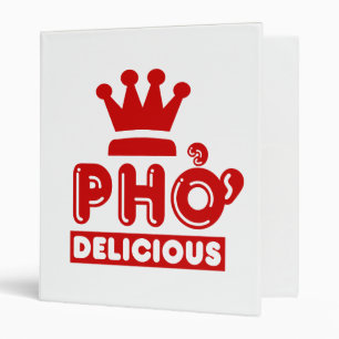 Pho King Delicious Binder