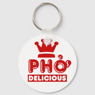 Pho King Delicious Keychain