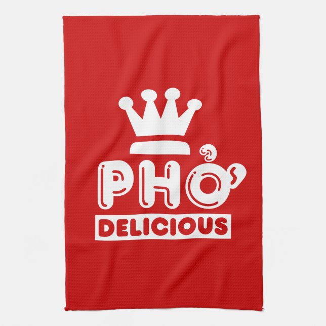 Pho King Delicious Kitchen Towel (Vertical)