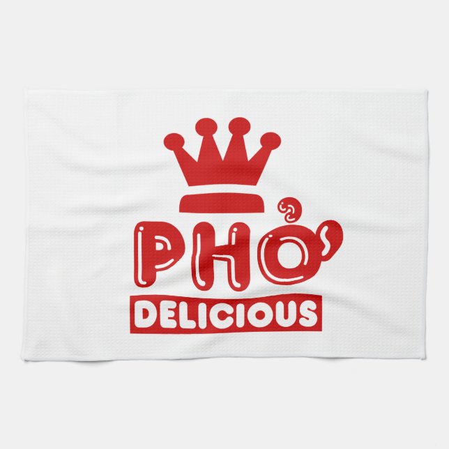 Pho King Delicious Kitchen Towel (Horizontal)