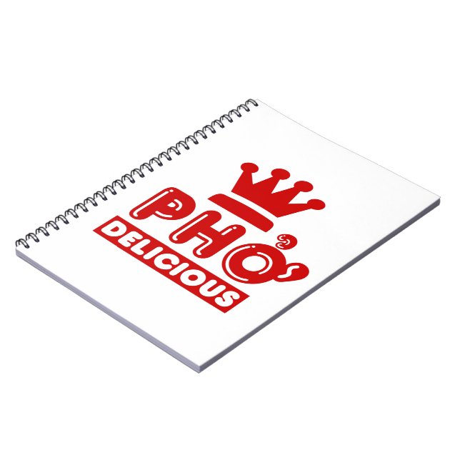 Pho King Delicious Notebook (Left Side)