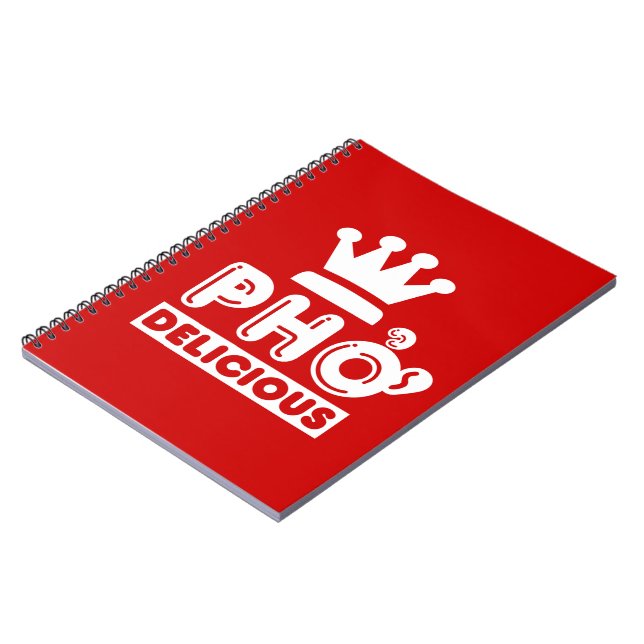 Pho King Delicious Notebook (Left Side)