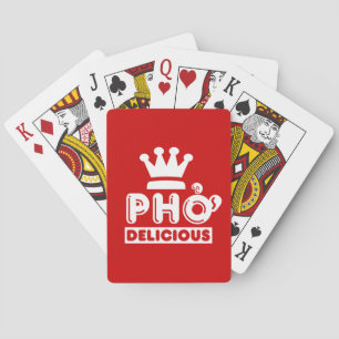 Pho King Delicious Playing Cards