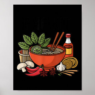 Pho Kit Funny Vietnamese Pho Noodle Pun  Poster
