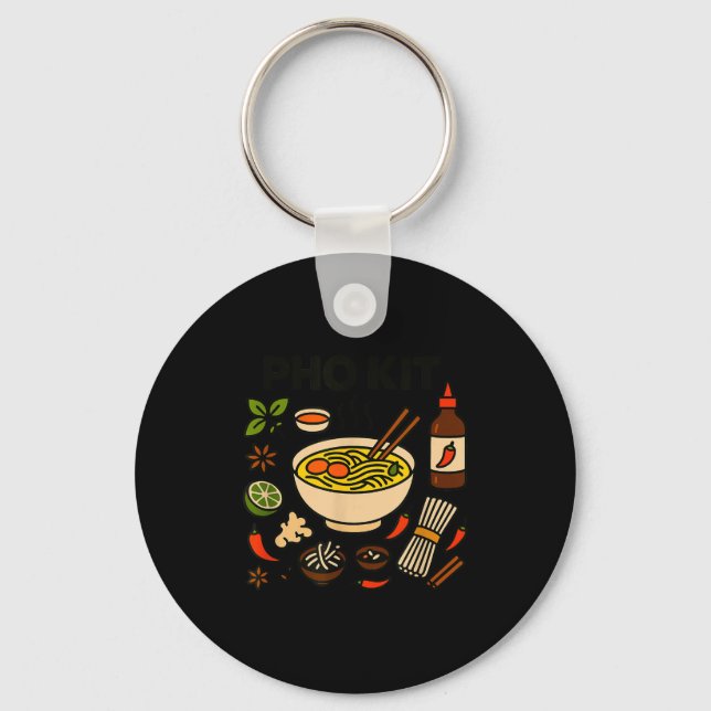 Pho Kit Vietnamese Food  Keychain (Front)