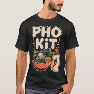 Pho Kit Vietnamese Noodle Soup Bowl Herbs Lime Chi T-Shirt