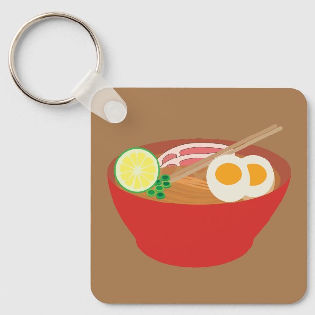 Pho Noodles Keychain (Front)