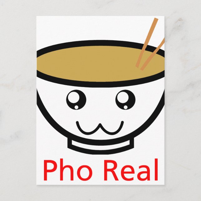 Pho Real Postcard (Front)