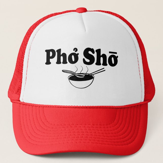Pho Sho drôle dire casquette foodie (Devant)