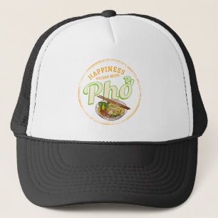 Pho Soup Retro Street Food Vintage Gourmet Vietnam Trucker Hat