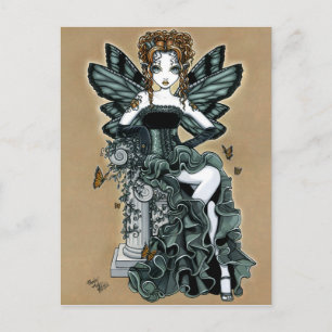 "Phoebe" Couture gothique Papillon Fée Carte posta