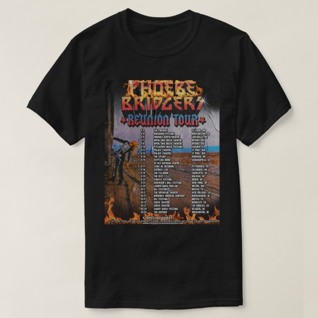 Phoebe Reunion Tour T-Shirt (Design Front)