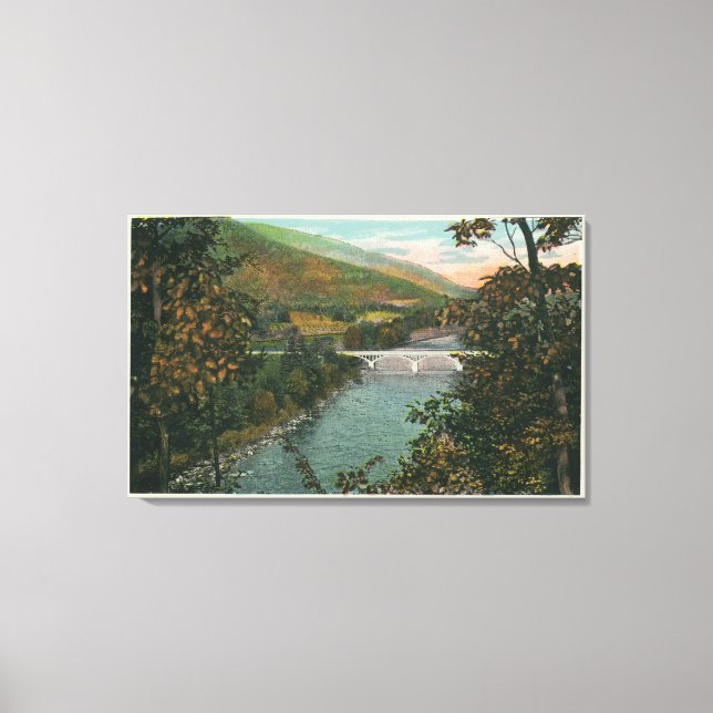 Phoencia, Bridge over Esopus Canvas Print (Front)