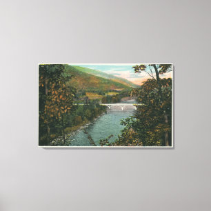 Phoencia, Bridge over Esopus Canvas Print