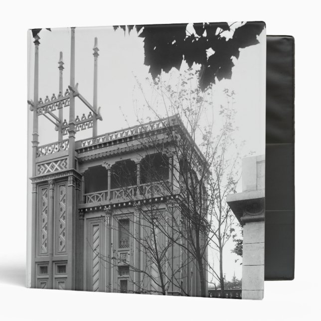 Phoenician House, Universal Exhibition, Paris Binder (Front/Inside)