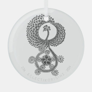 Phoenix 10 Year Glass Ornament