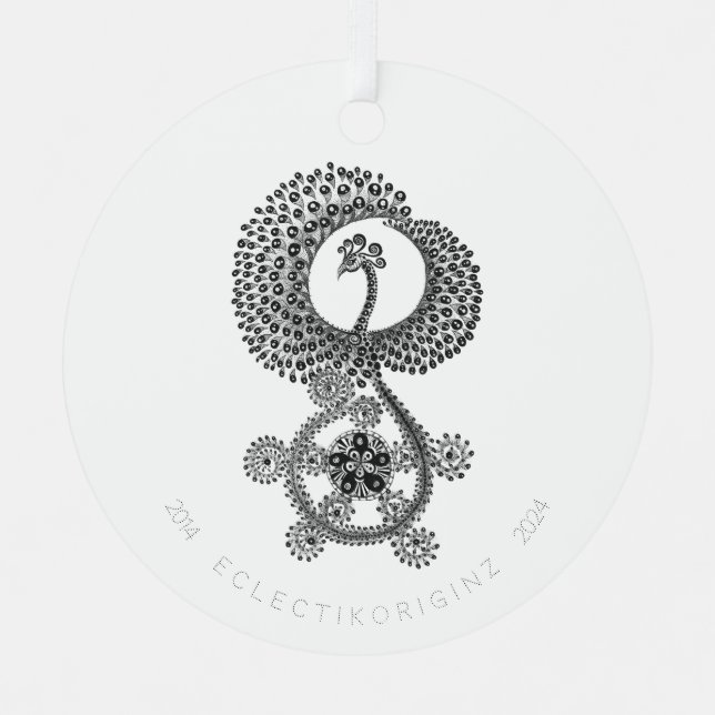 Phoenix 10 Year Metal Ornament (Front)