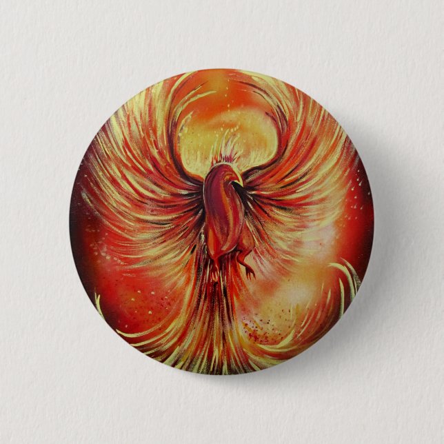Phoenix 2 Inch Round Button (Front)
