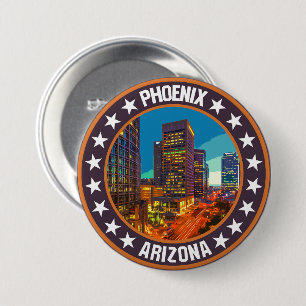 Phoenix 3 inch round button