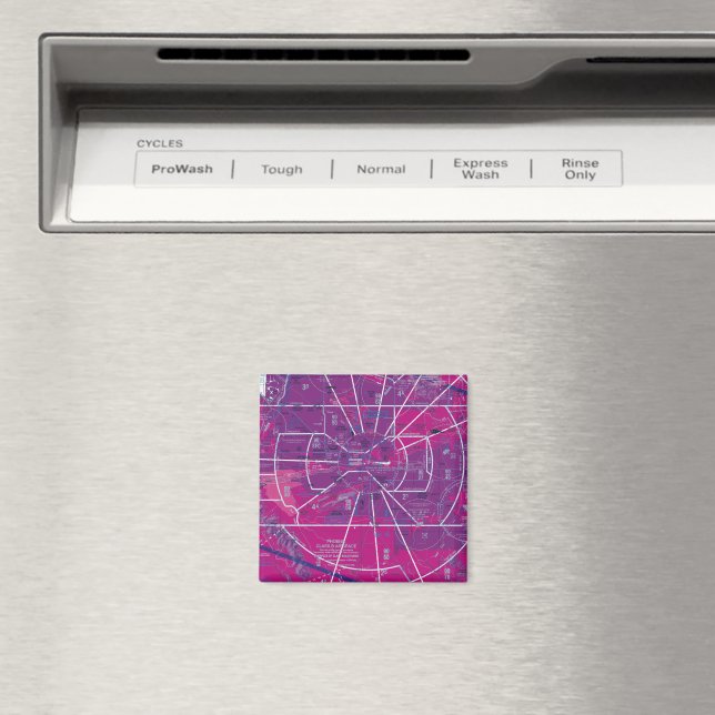 Phoenix Airport Sectional Chart Magnet (In Situ (Dishwasher))