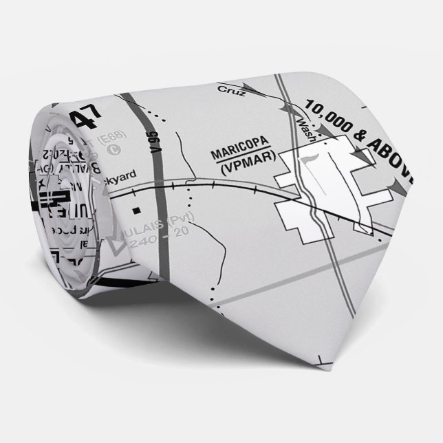 Phoenix Airport TAC Chart  Tie (Rolled)