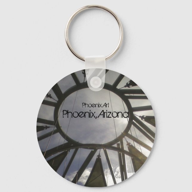 Phoenix Arizona 012, Phoenix, Arizona, Phoenix Art Keychain (Front)