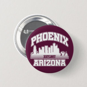 Phoenix,Arizona 2 Inch Round Button