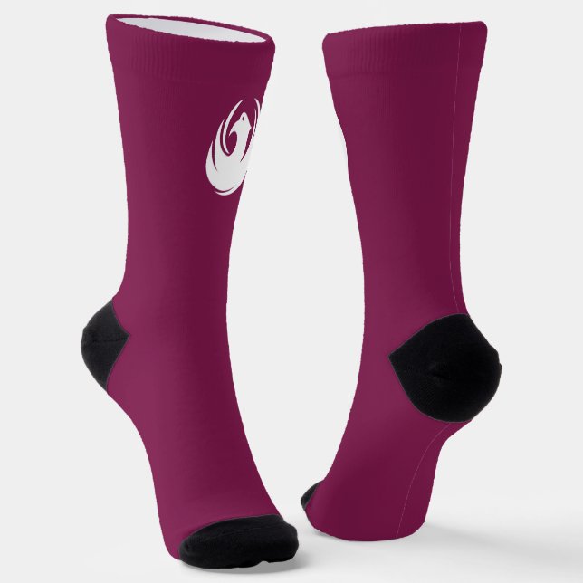 Phoenix (Arizona) city flag Socks (Angled)
