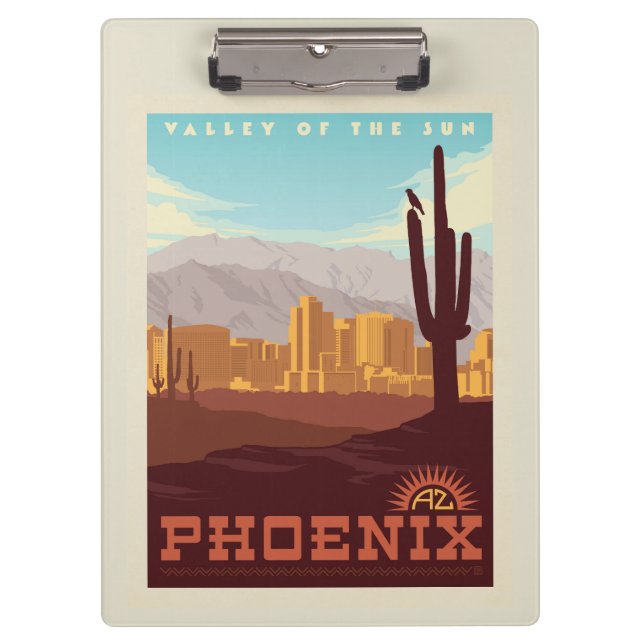 Phoenix, Arizona Clipboard (Front)