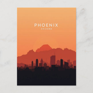Phoenix Arizona: Desert Sunset Postcard